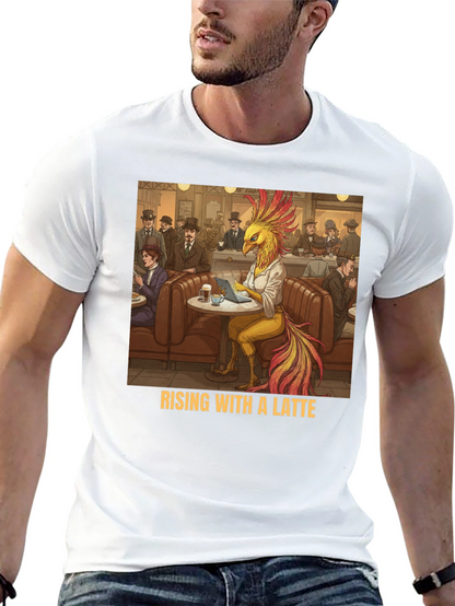 Rising with a Latte T-Shirt