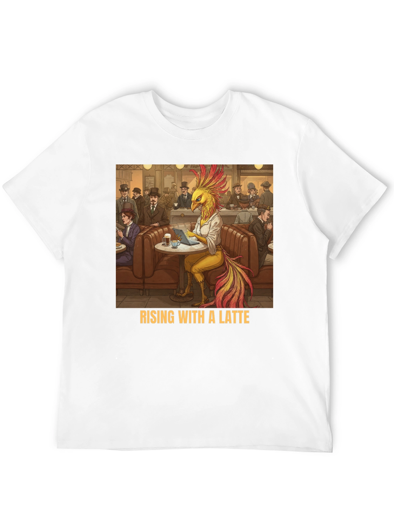 Rising with a Latte T-Shirt