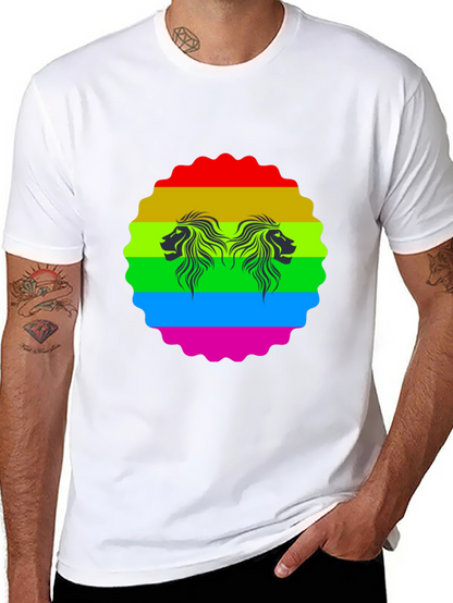 Rainbow Lion Graphic Tee