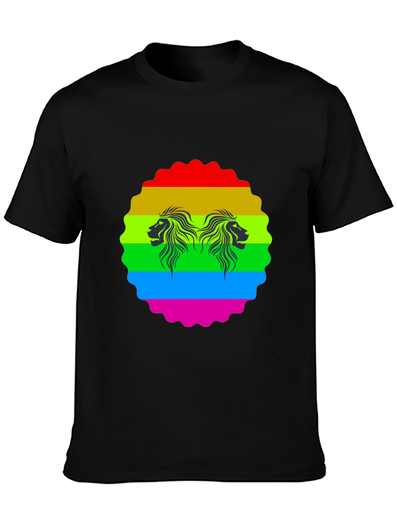 Rainbow Lion Graphic Tee