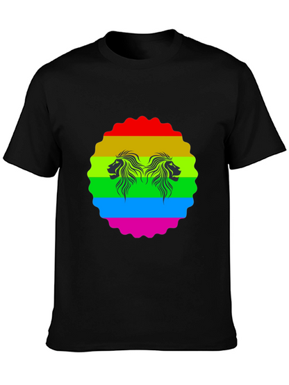 Rainbow Lion Graphic Tee
