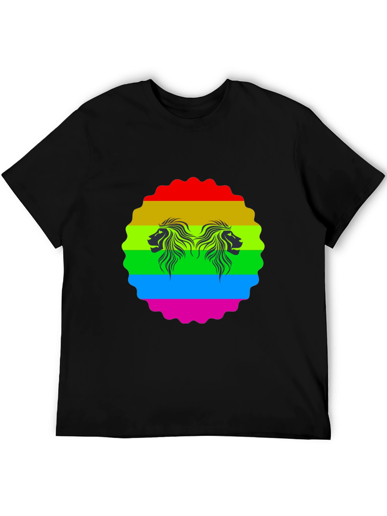 Rainbow Lion Graphic Tee