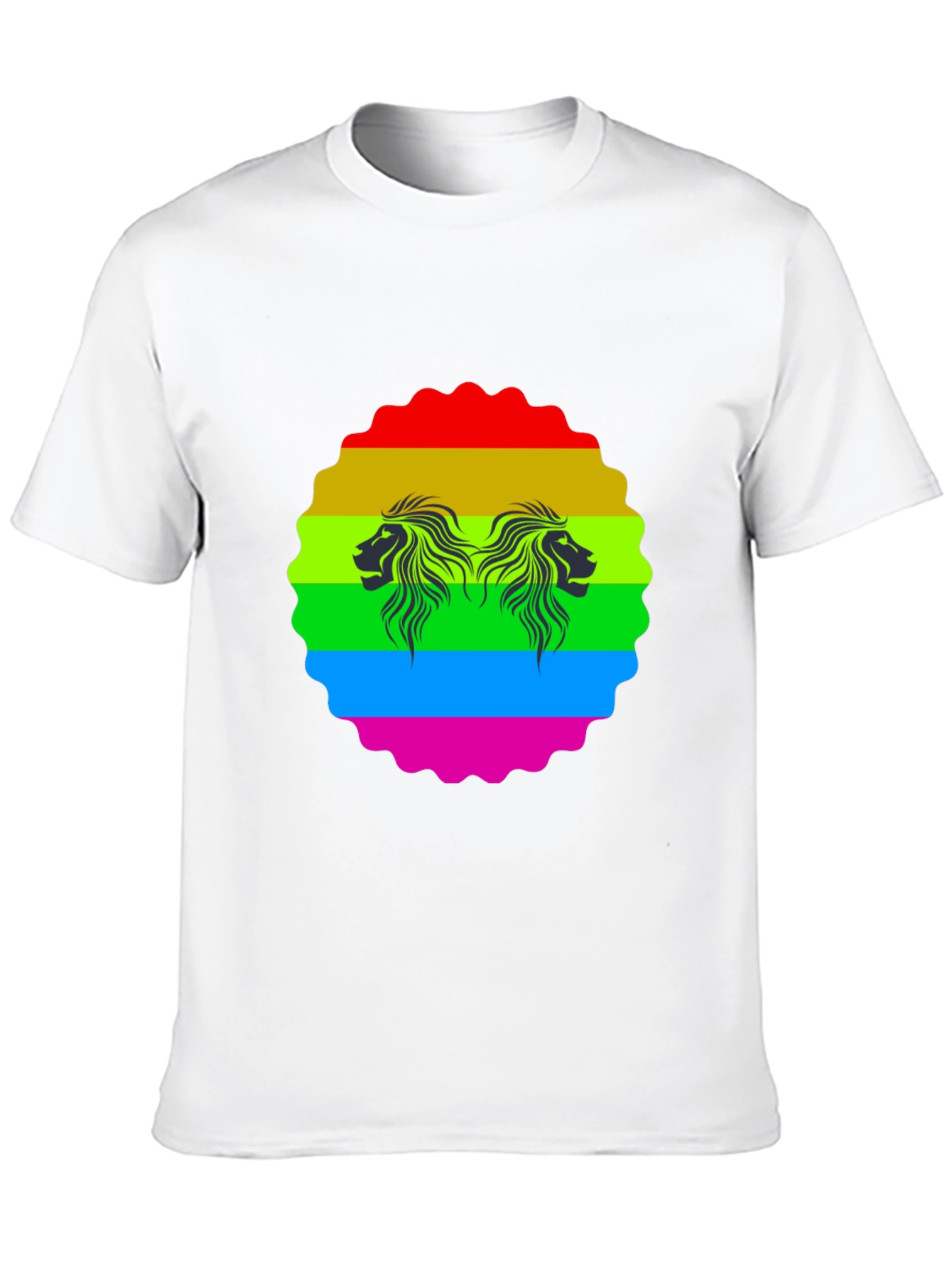Rainbow Lion Graphic Tee