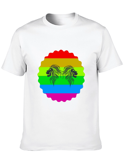 Rainbow Lion Graphic Tee