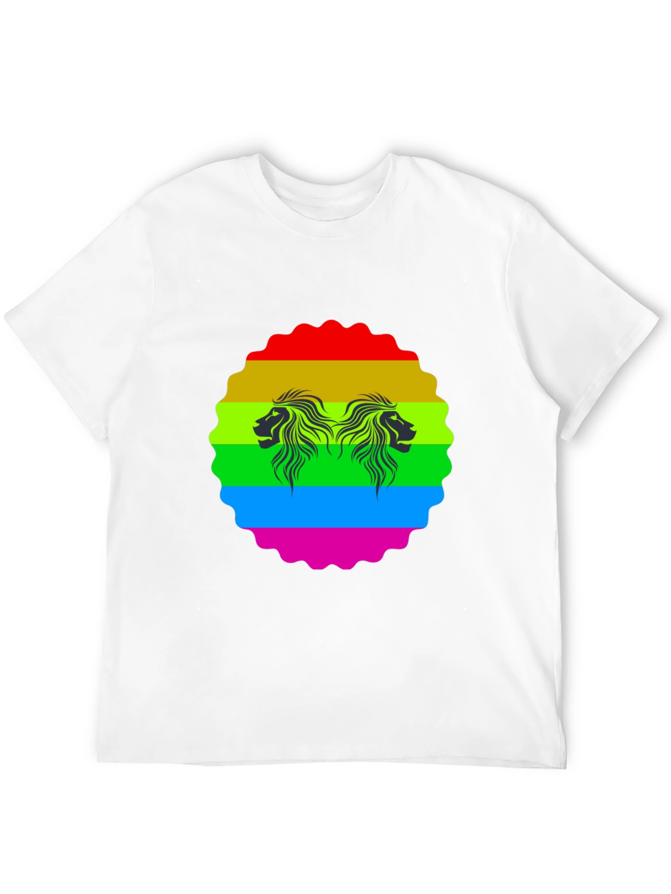 Rainbow Lion Graphic Tee