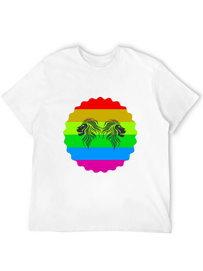 Rainbow Lion Graphic Tee