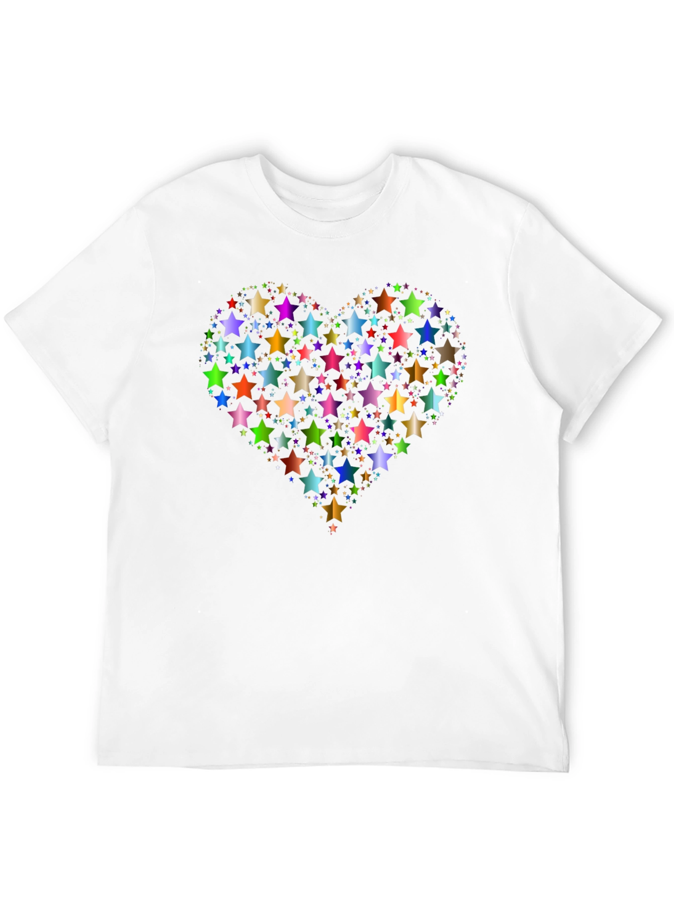 Star Heart Graphic Tee - Black