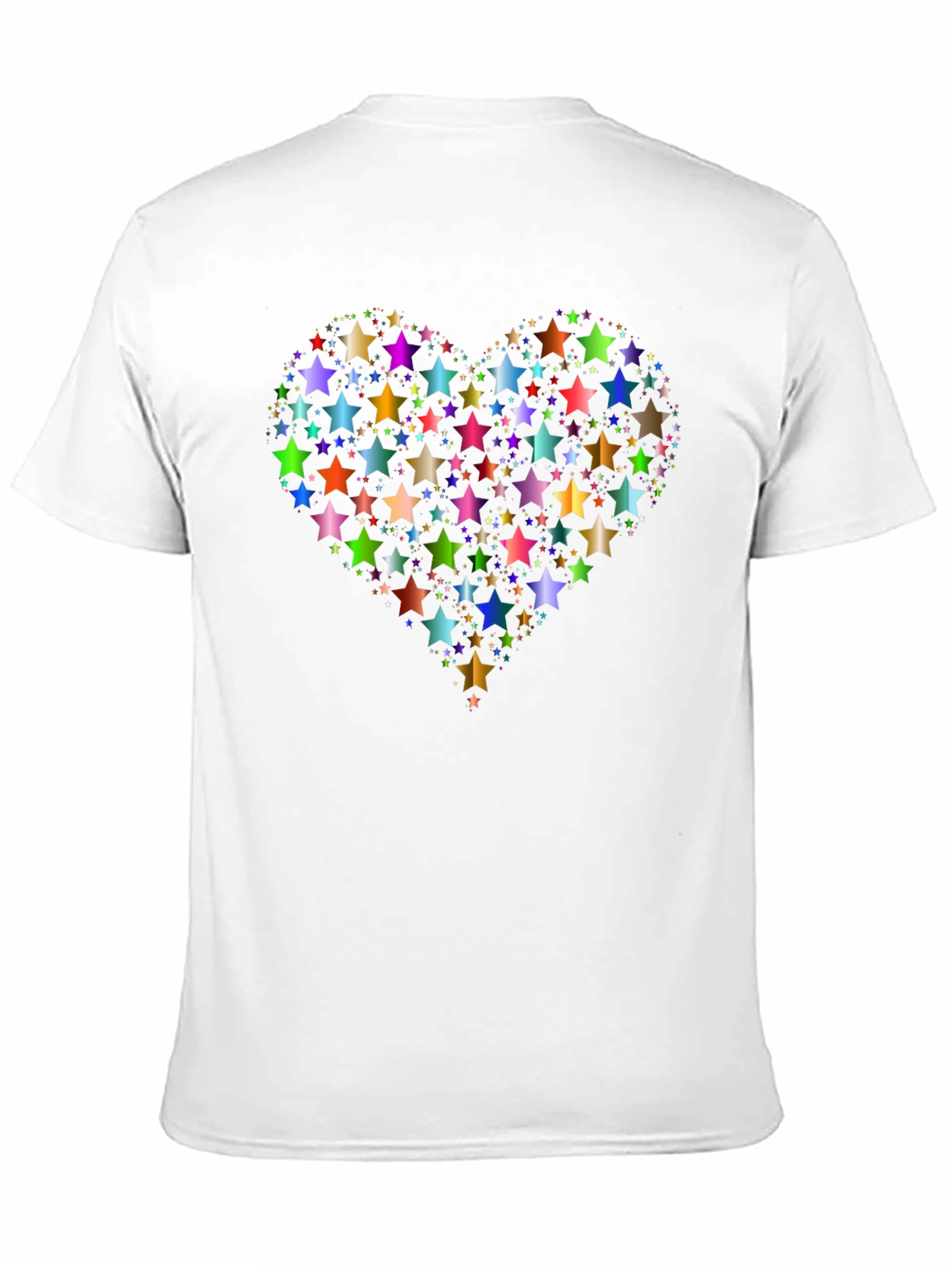 Star Heart Graphic Tee - Black