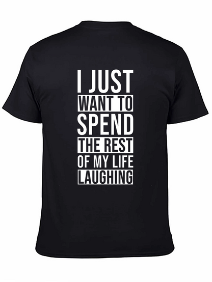 Laughing Life Graphic Tee - Soft Cotton Blend