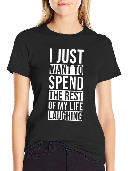 Laughing Life Graphic Tee - Soft Cotton Blend