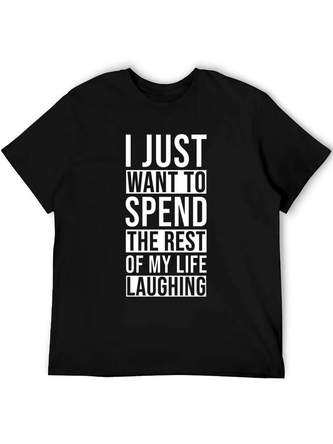 Laughing Life Graphic Tee - Soft Cotton Blend