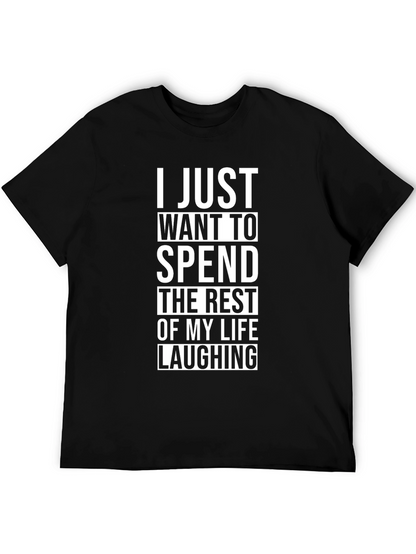 Laughing Life Graphic Tee - Soft Cotton Blend