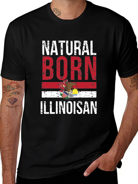 Natural Born Illinoisan Graphic Tee