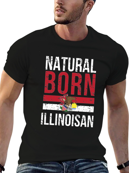 Natural Born Illinoisan Graphic Tee