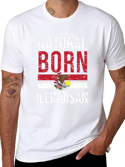 Natural Born Illinoisan Graphic Tee