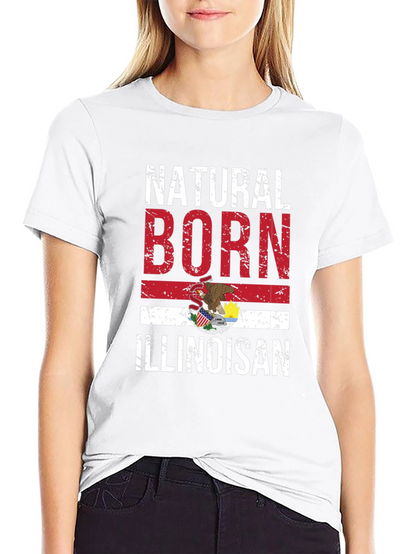 Natural Born Illinoisan Graphic Tee