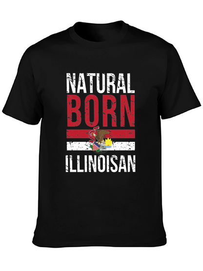 Natural Born Illinoisan Graphic Tee