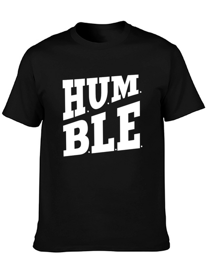 Humble Graphic Tee - Stylish Black T-Shirt