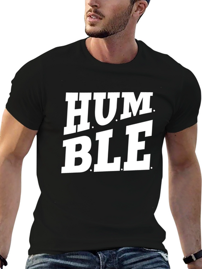 Humble Graphic Tee - Stylish Black T-Shirt