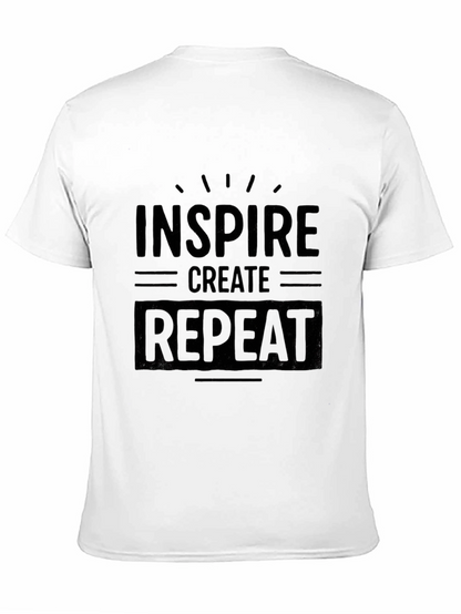 Inspire Create Repeat Graphic T-Shirt - Black