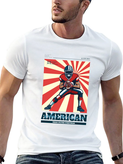 Urban Streetwear Football T-Shirt
