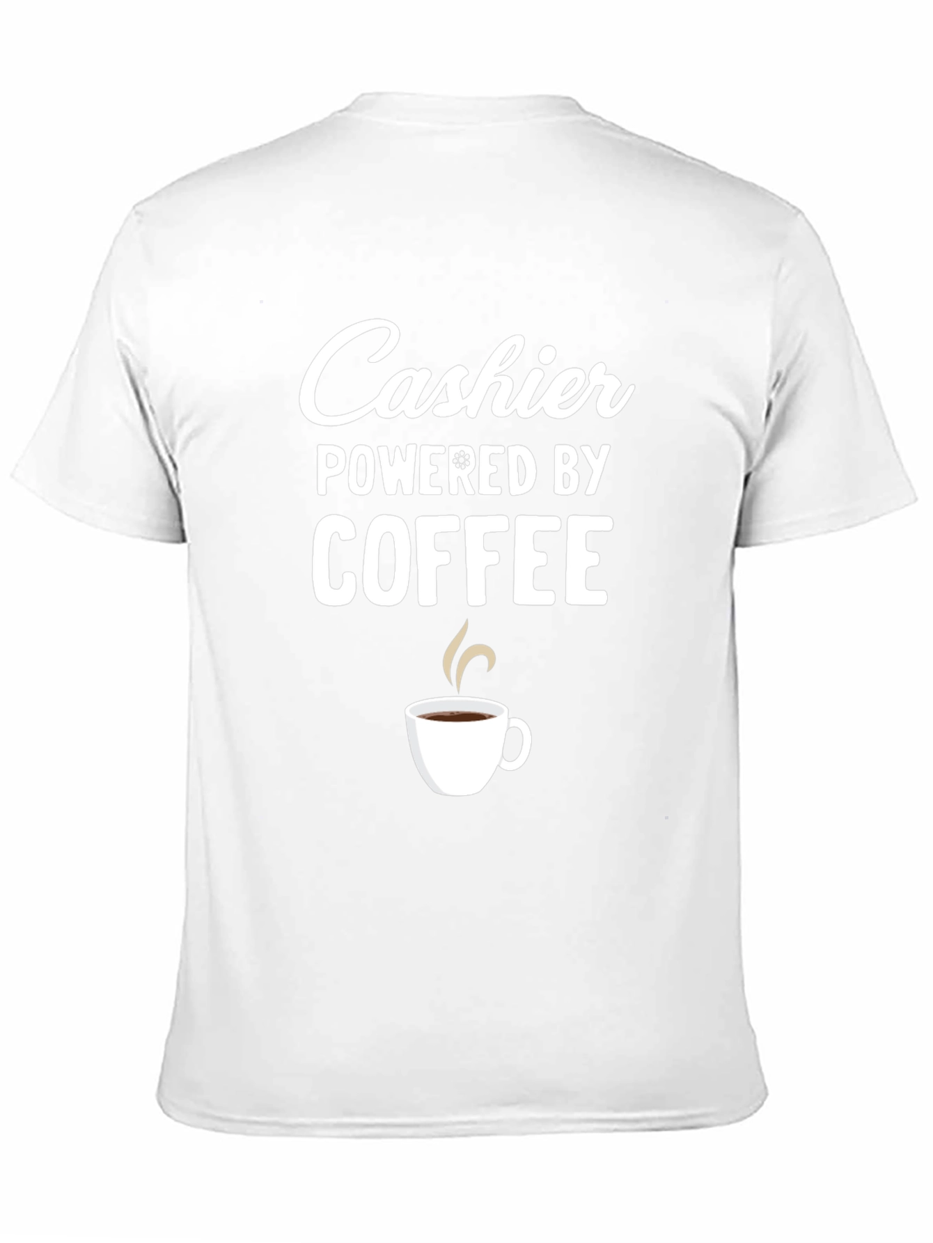 Cashier Powered by Coffee Graphic T-Shirt