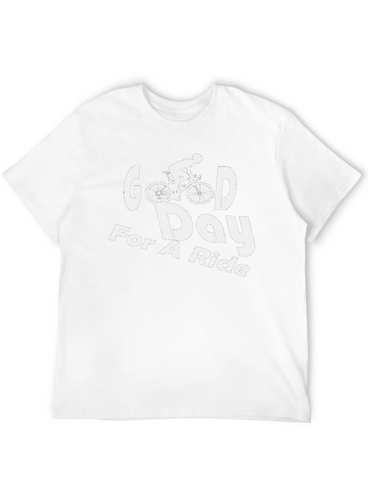 Good Day For A Ride Black Graphic T-Shirt