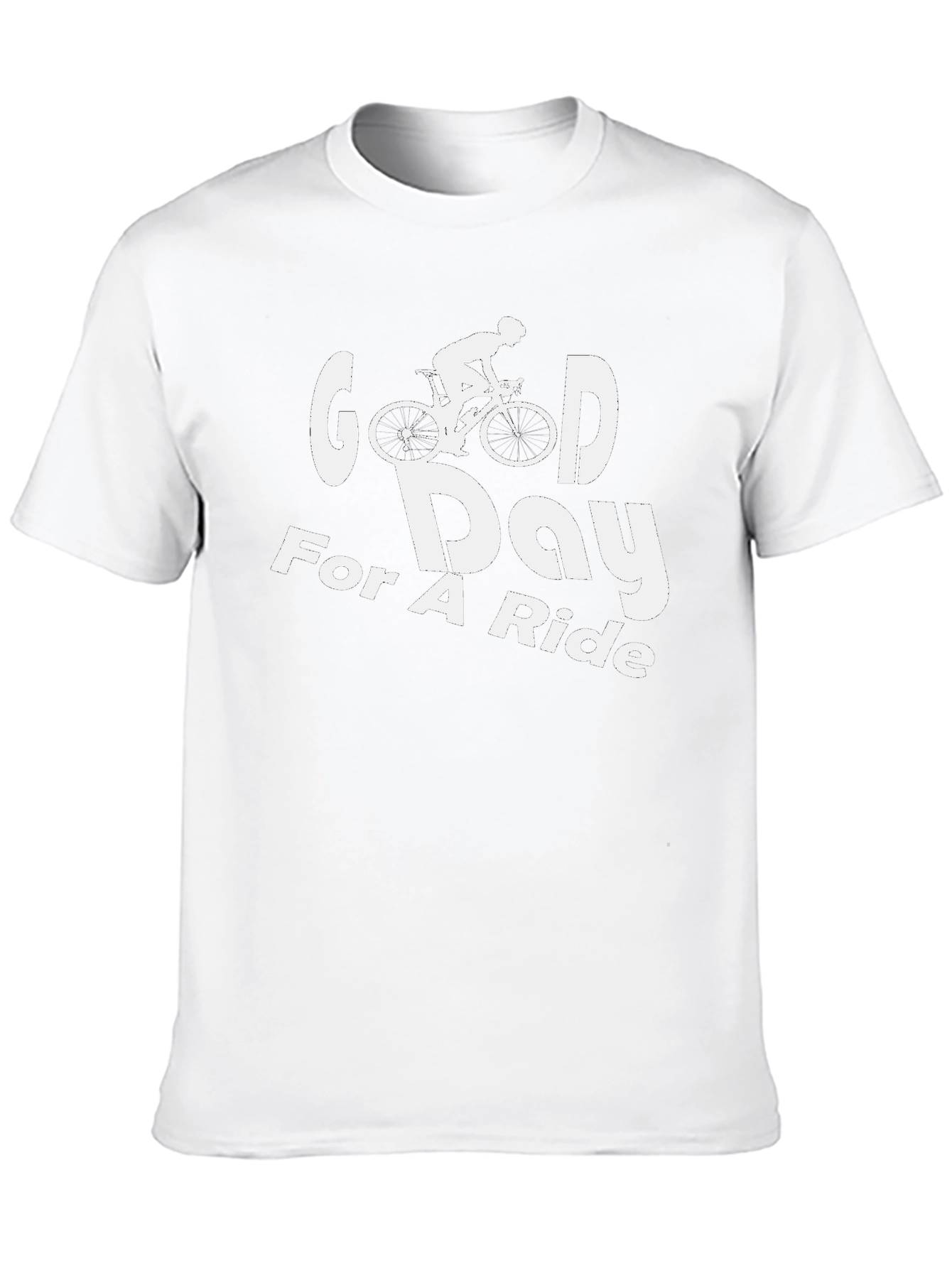 Good Day For A Ride Black Graphic T-Shirt