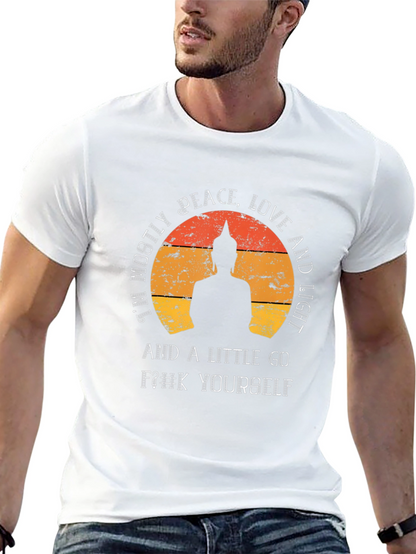 Peace Love and a Little Go F#k Yourself T-Shirt