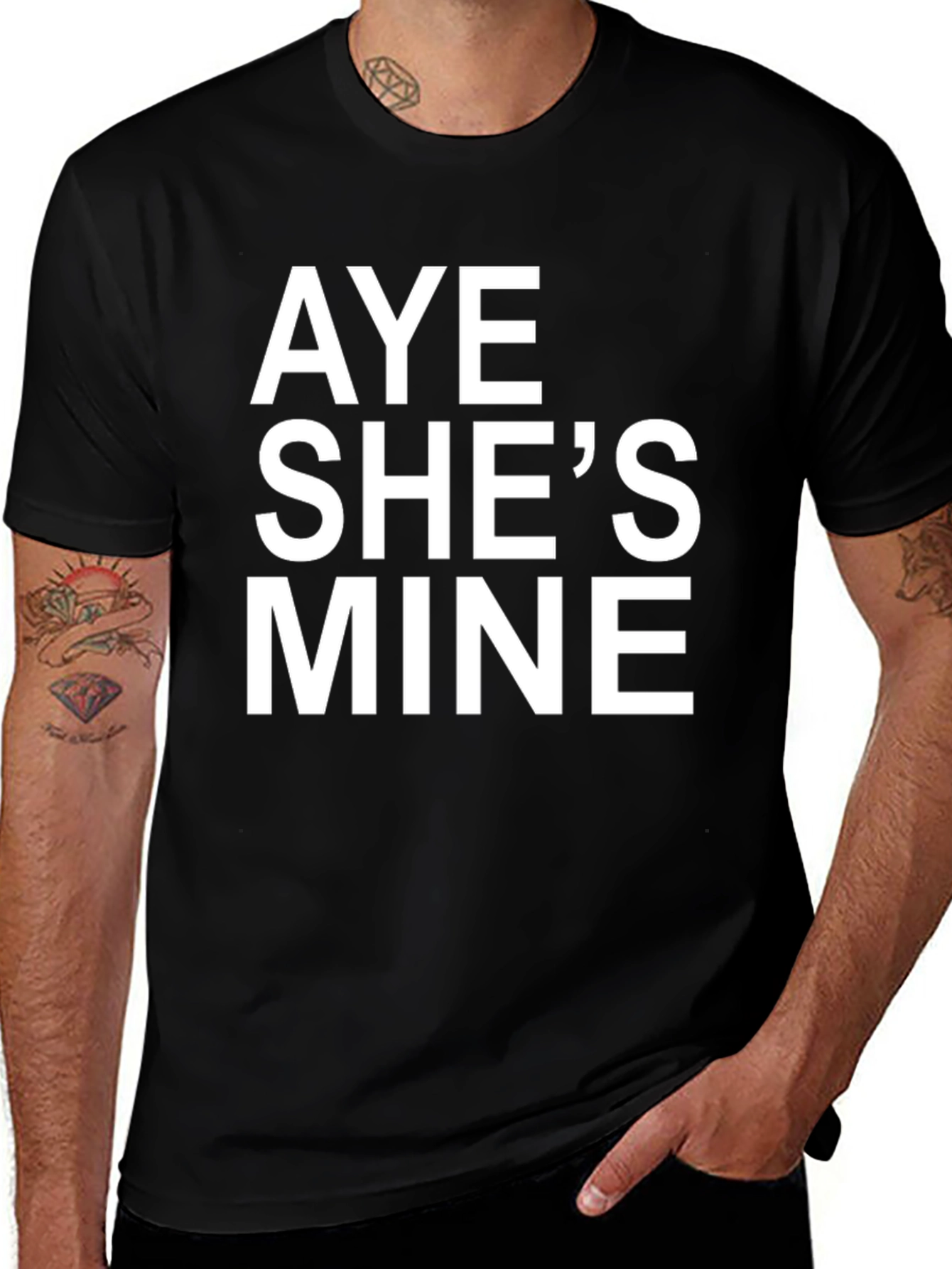 Aye Shes Mine Graphic Tee - Black