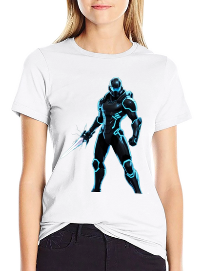 Sci-Fi Warrior Black T-Shirt