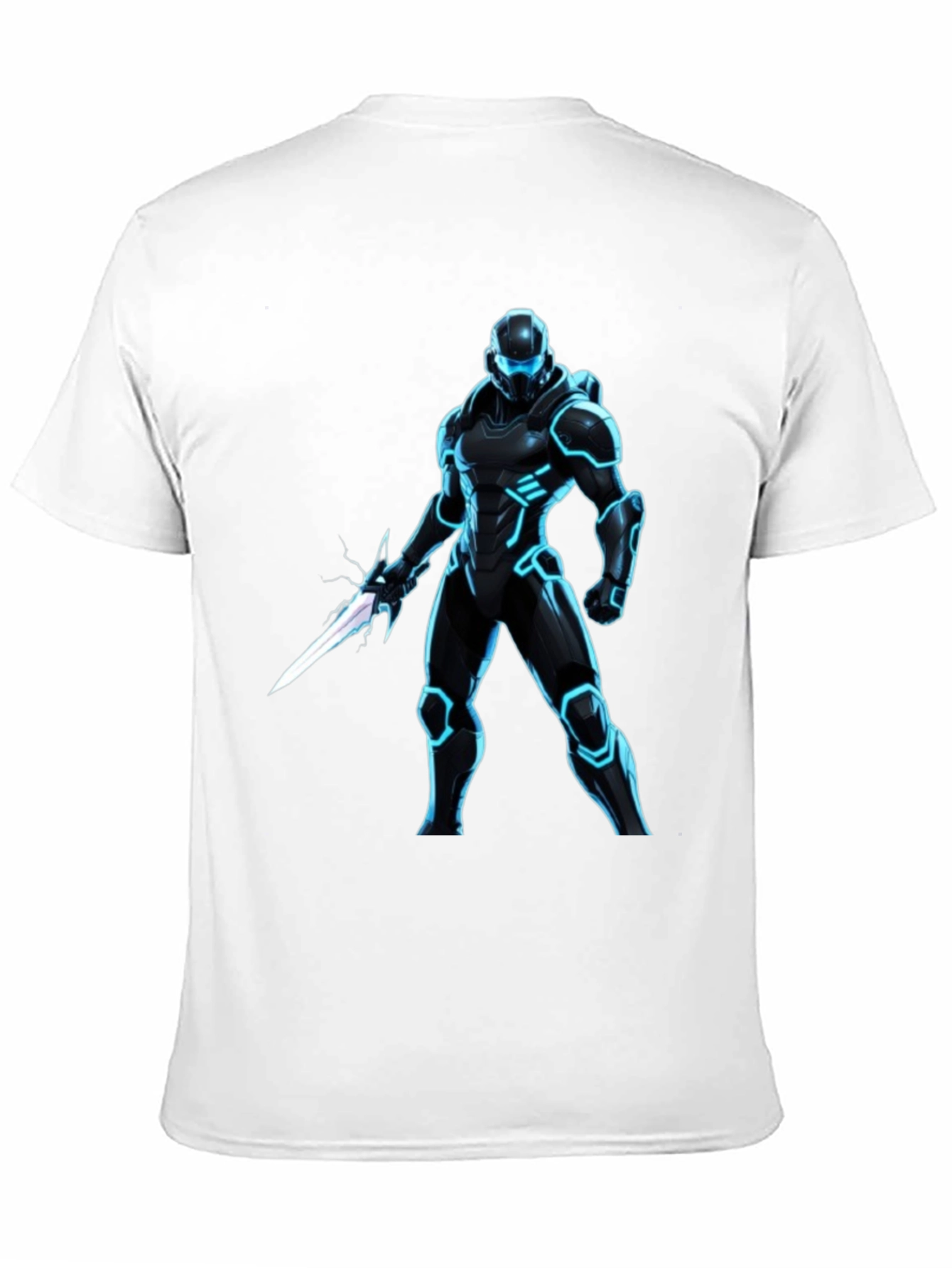 Sci-Fi Warrior Black T-Shirt