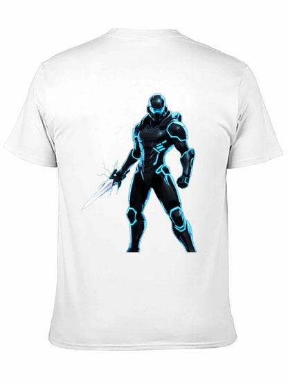 Sci-Fi Warrior Black T-Shirt