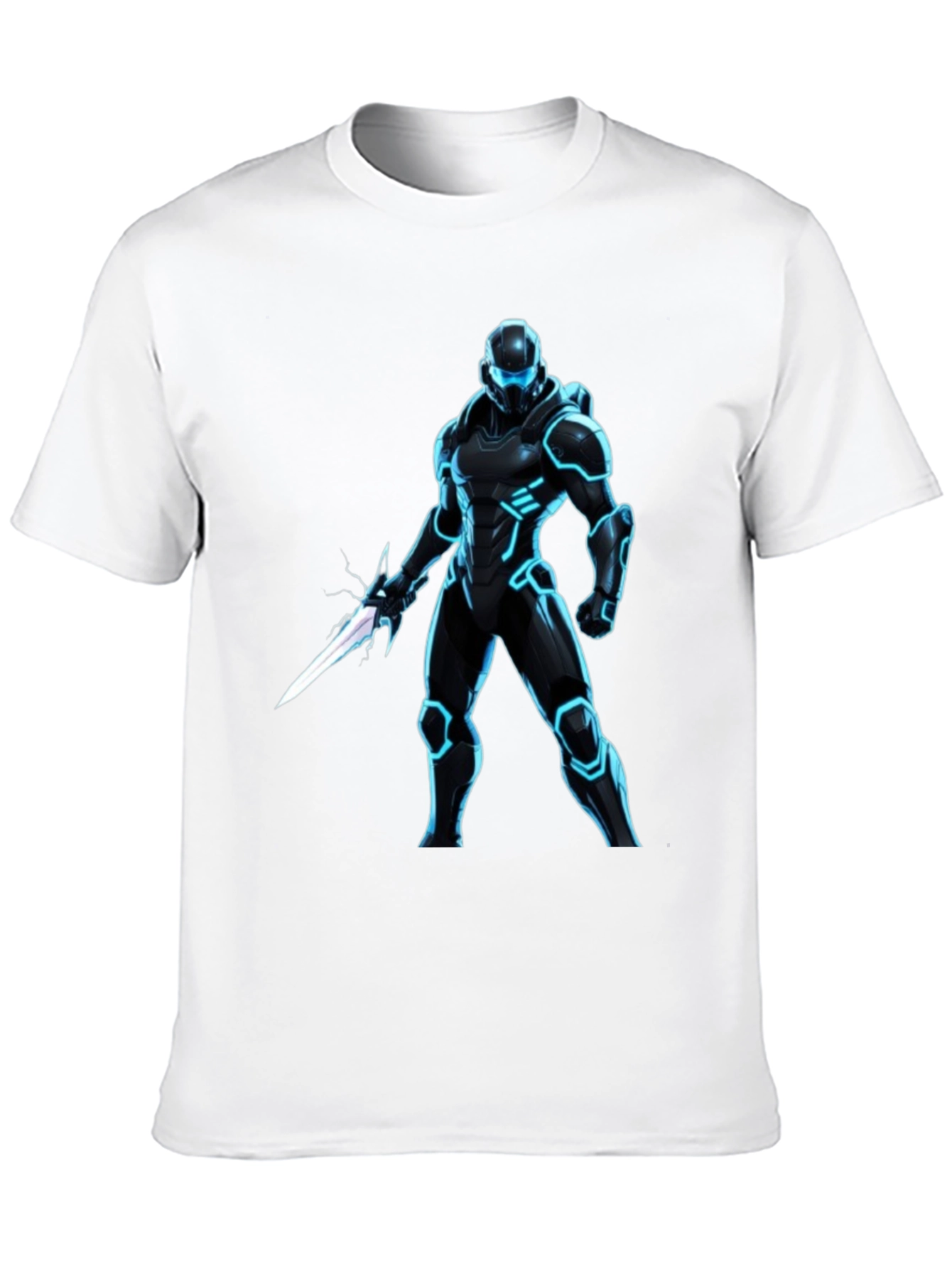 Sci-Fi Warrior Black T-Shirt