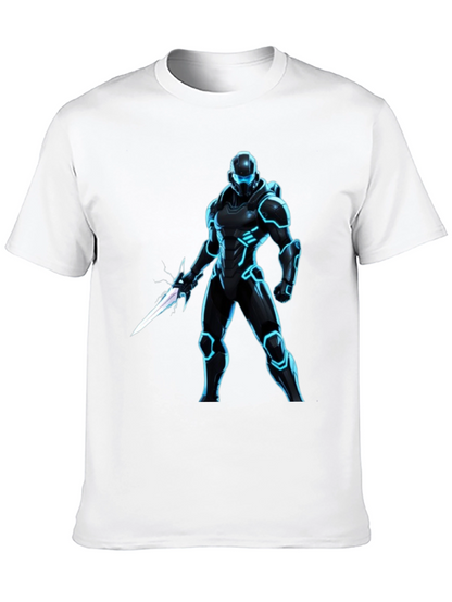 Sci-Fi Warrior Black T-Shirt