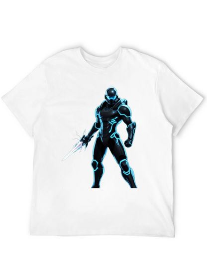 Sci-Fi Warrior Black T-Shirt