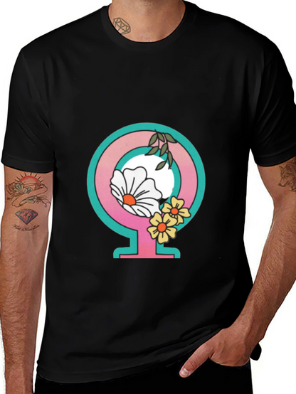 Feminist Flower Power Graphic Tee