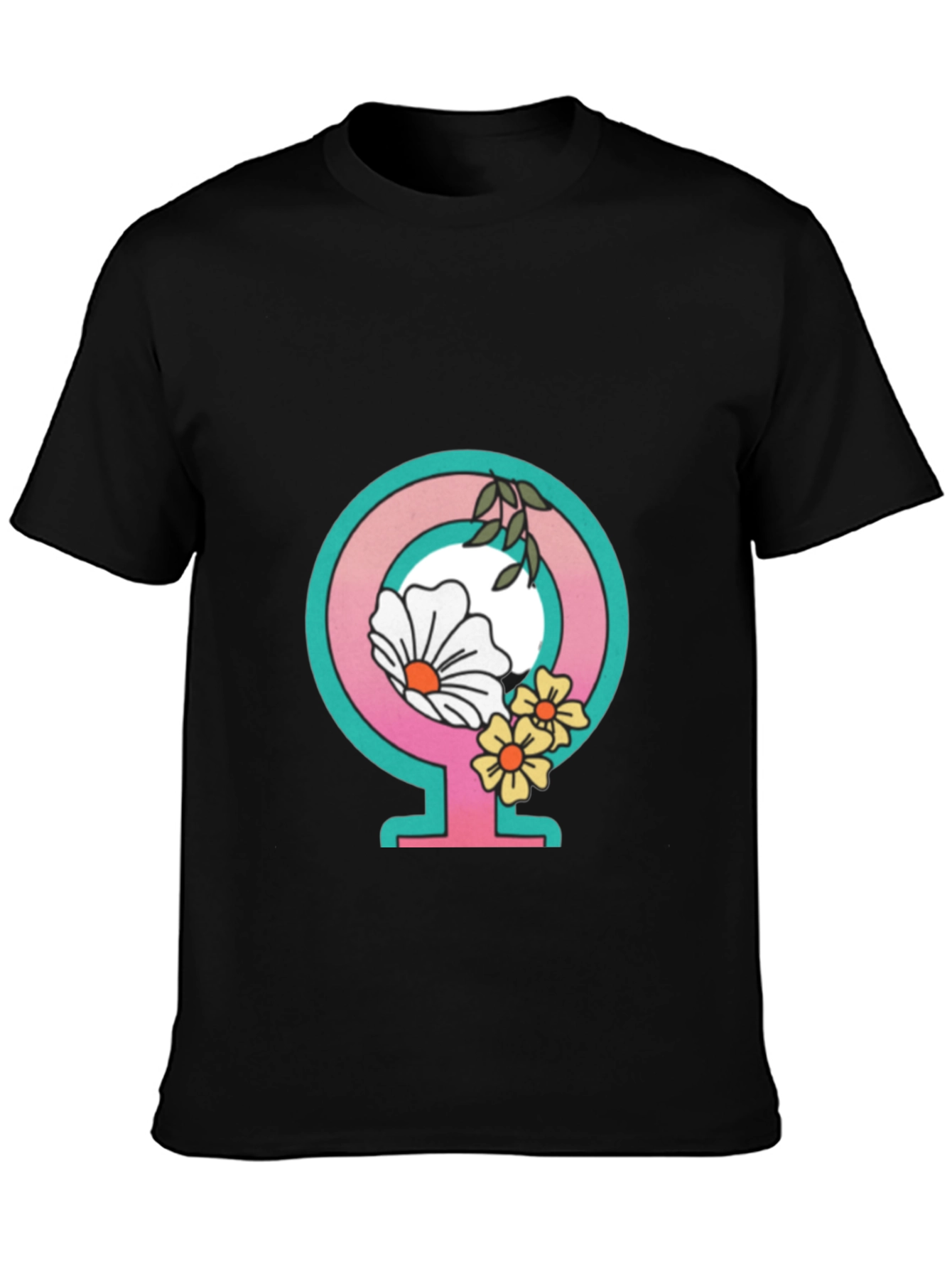Feminist Flower Power Graphic Tee