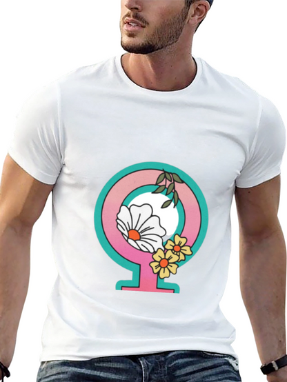 Feminist Flower Power Graphic Tee