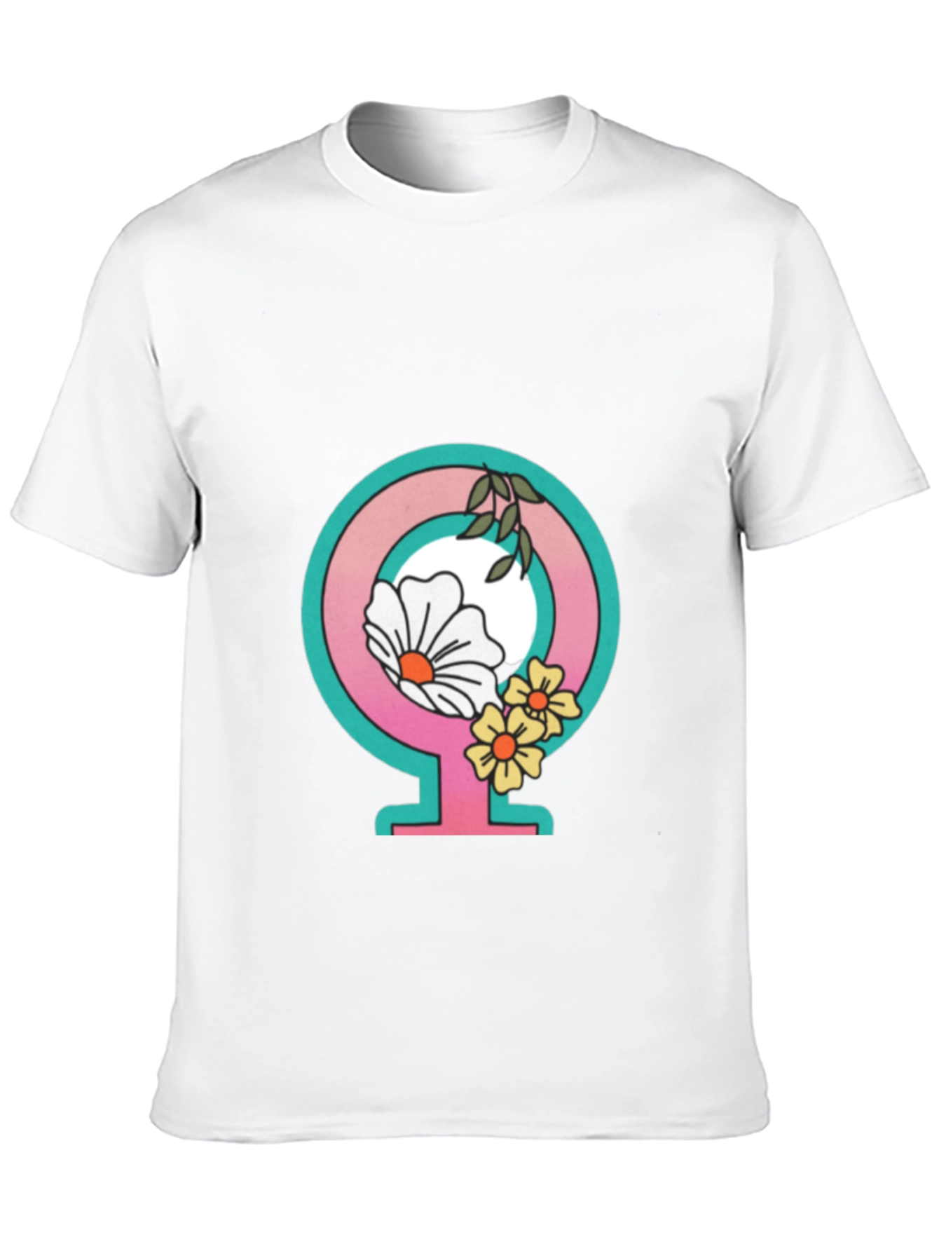 Feminist Flower Power Graphic Tee