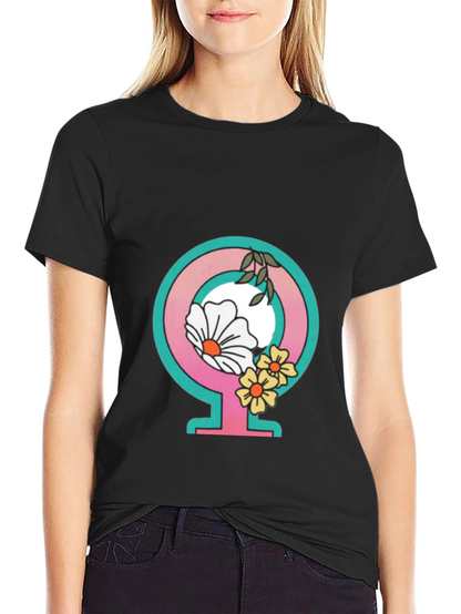 Feminist Flower Power Graphic Tee