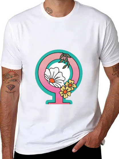 Feminist Flower Power Graphic Tee