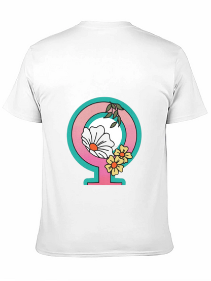 Feminist Flower Power Graphic Tee