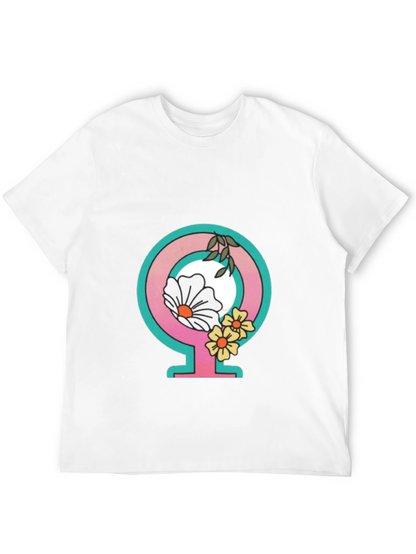 Feminist Flower Power Graphic Tee