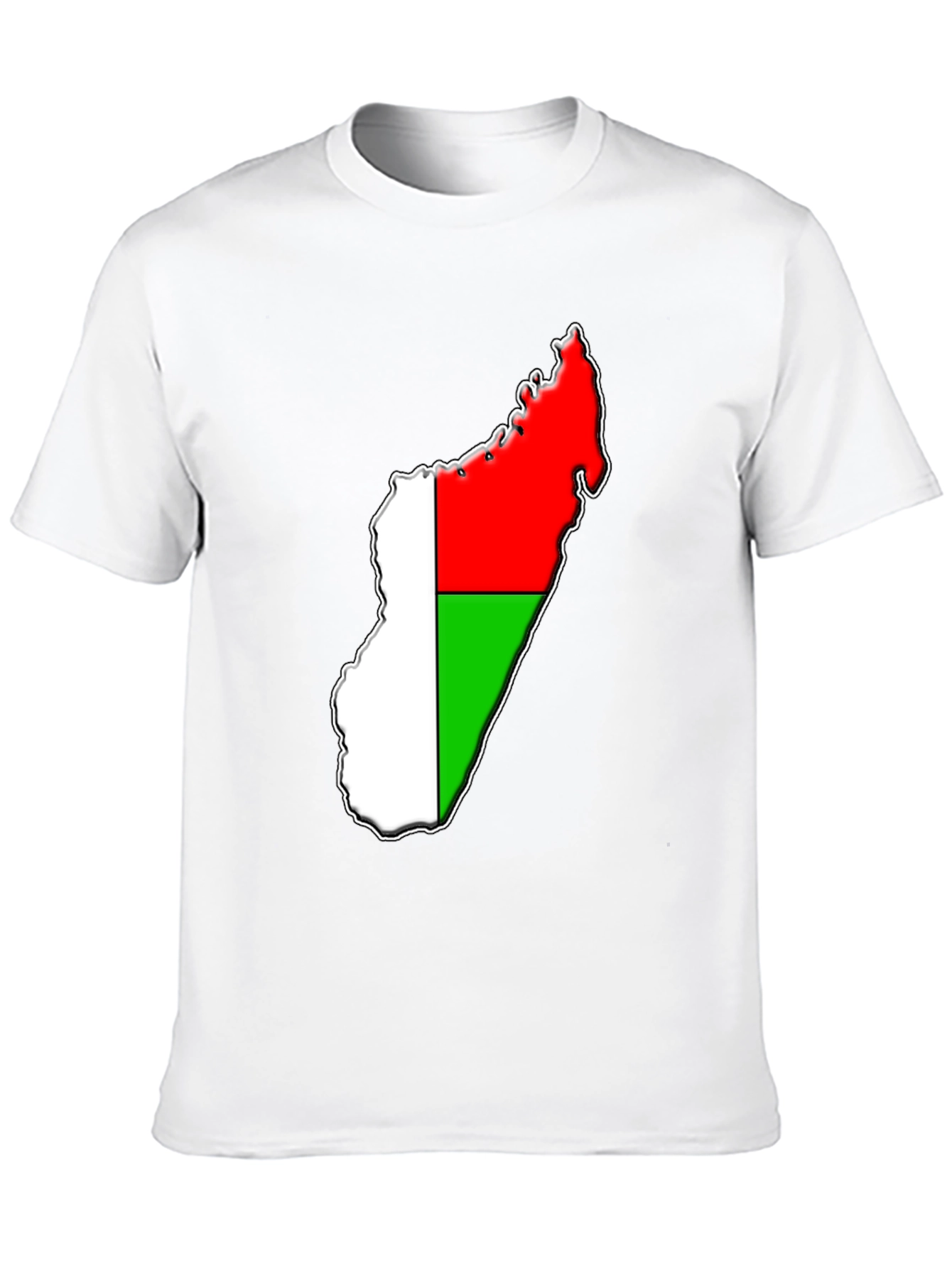 Madagascar Flag Graphic T-Shirt