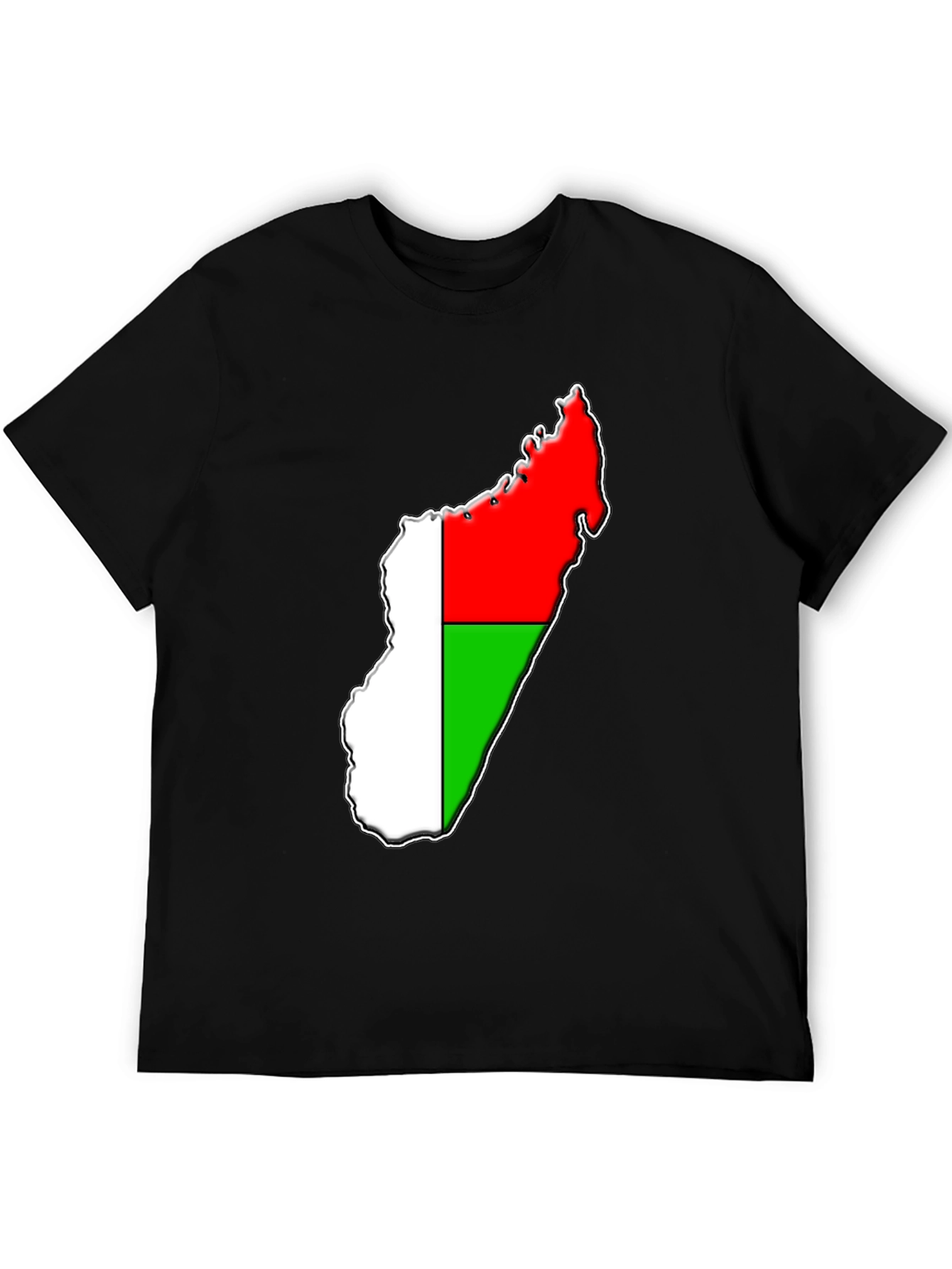 Madagascar Flag Graphic T-Shirt