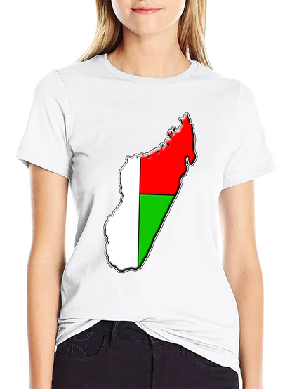 Madagascar Flag Graphic T-Shirt