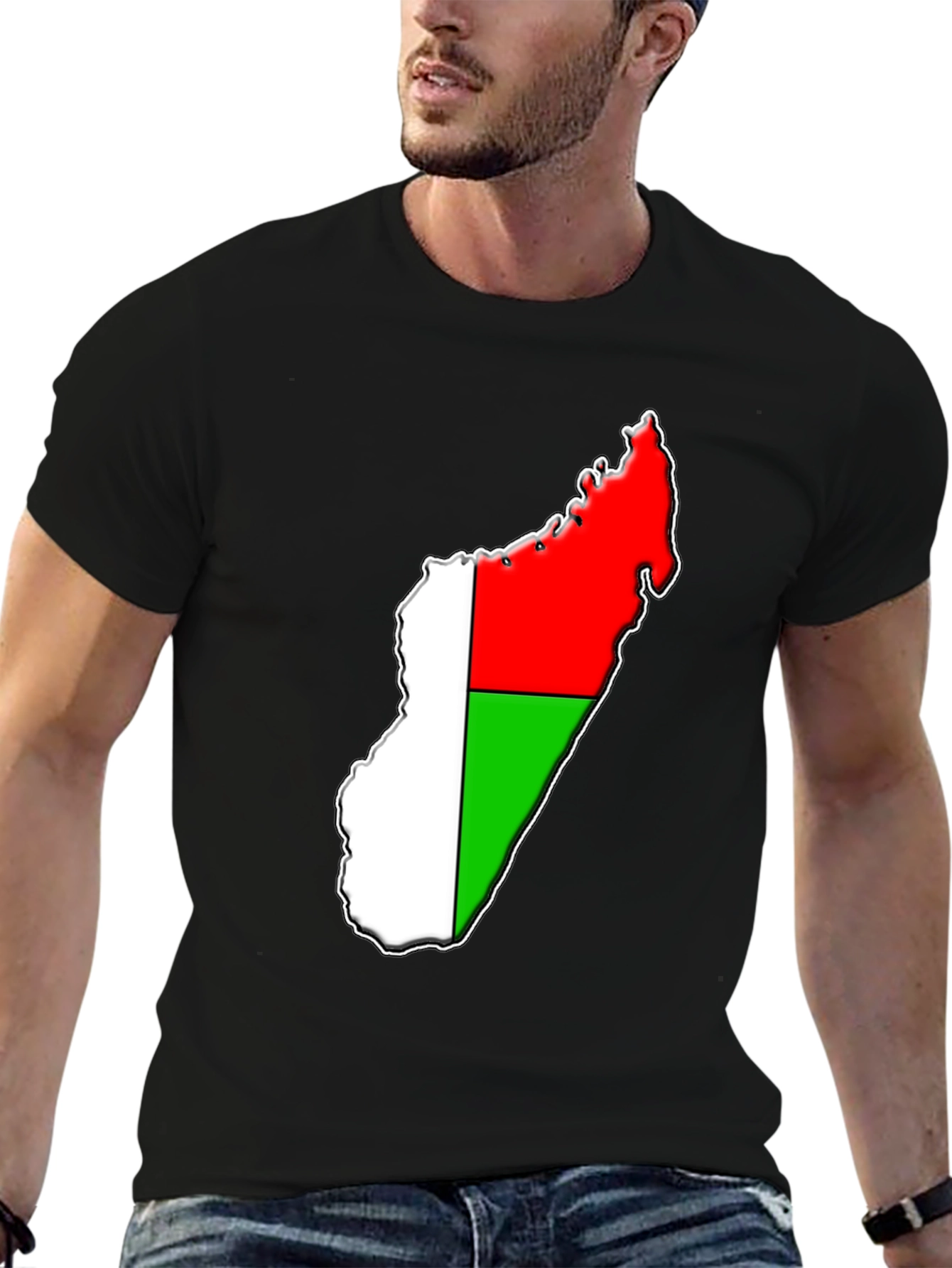 Madagascar Flag Graphic T-Shirt