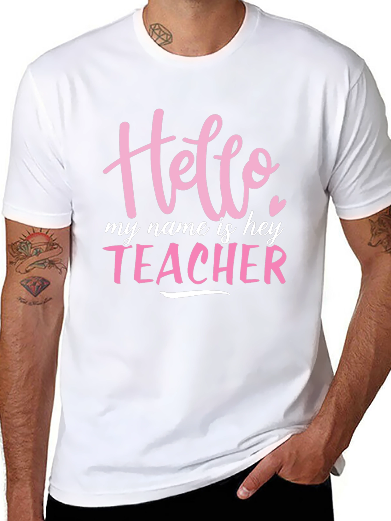 Hello My Name is Teacher T-Shirt
