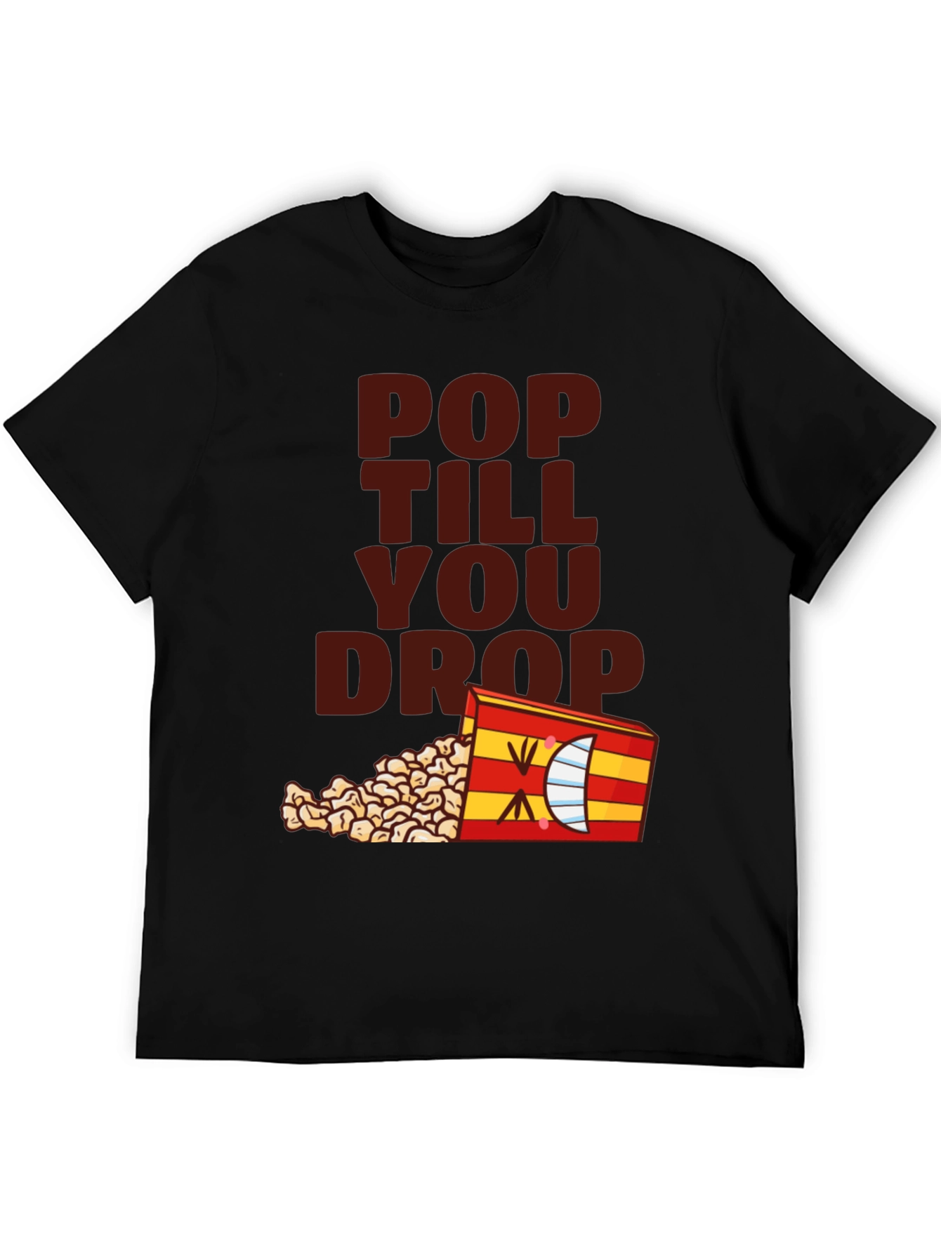 Pop Till You Drop T-Shirt - Black Novelty Tee